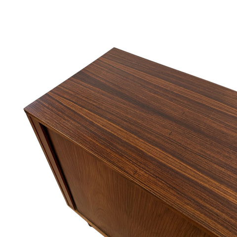 Rosewood Tambour Door File Cabinet