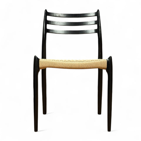 JL Møller Model 78 Dining Chair Set in Lacquered Oak