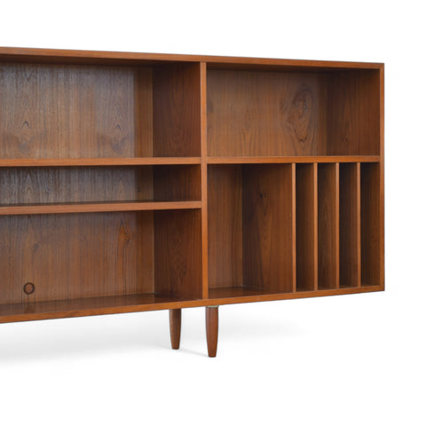 Vintage Danish Teak Bookcase by E. Jacobsen Skive