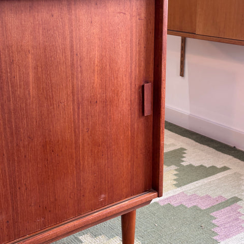 Compact Teak Sideboard