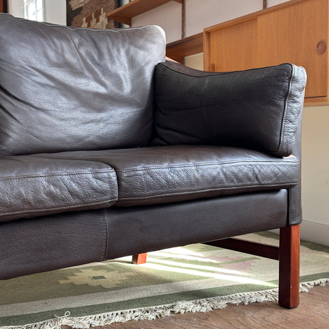 Leather 3-Seater Sofa by Georg Thams