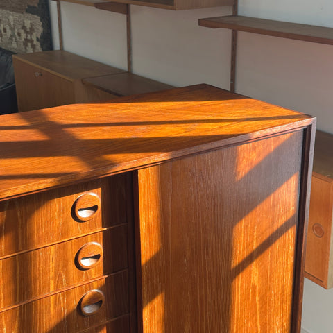 Teak Highboard