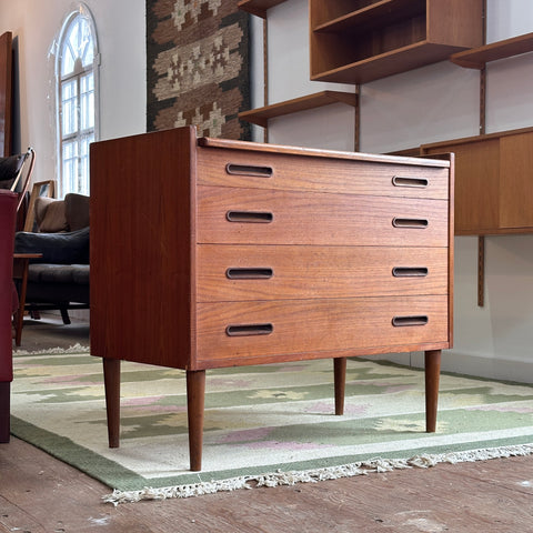 Teak Lowboy/Vanity w/ Storage