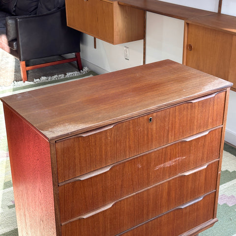 Teak Lowboy Dresser