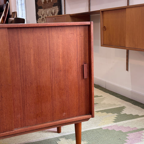 Compact Teak Sideboard