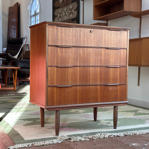 Teak Lowboy Dresser