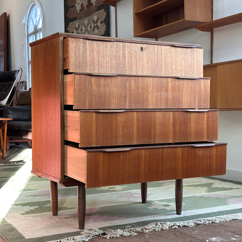 Teak Lowboy Dresser