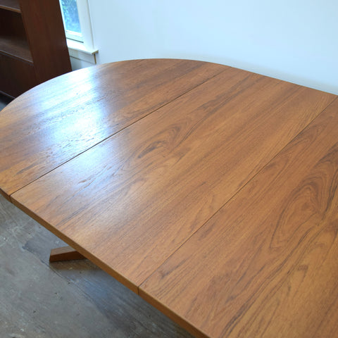 Refinished SOLID Teak Dining Table