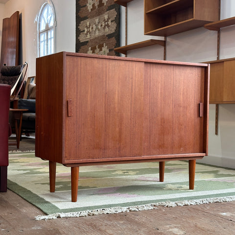 Compact Teak Sideboard