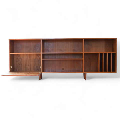 Vintage Danish Teak Bookcase by E. Jacobsen Skive