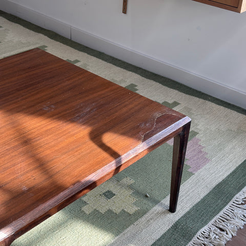 Johannes Andersen for Silkborg Rosewood Coffee Table