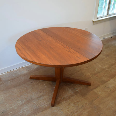 Refinished SOLID Teak Dining Table