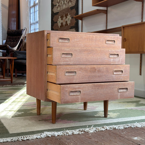 Oak Lowboy Dresser by Poul Hundevad