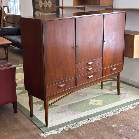 Walnut Highboard by Chase & Sorensen