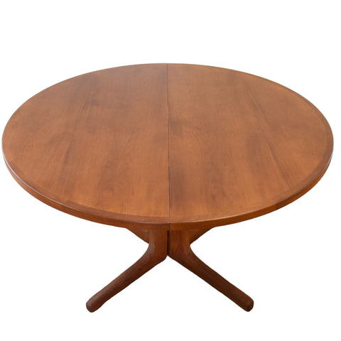 Vintage Teak Circular Dining Table