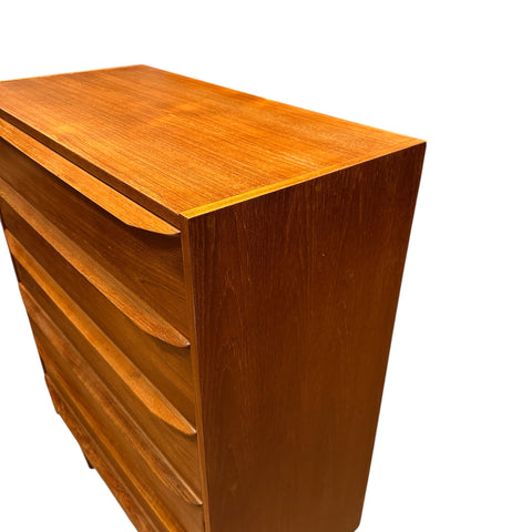 Refinished Danish Teak Tallboy