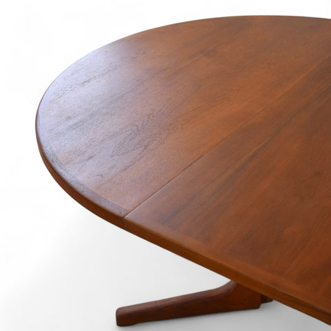 Vintage Teak Circular Dining Table