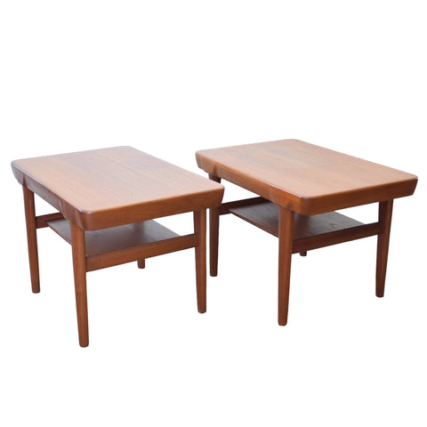 Teak Side Table Set