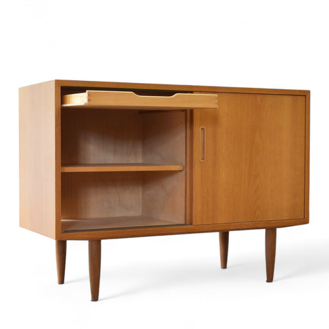 Compact Oak Sideboard by Poul Hundevad