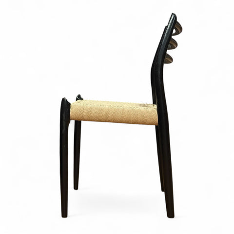 JL Møller Model 78 Dining Chair Set in Lacquered Oak