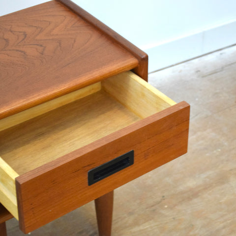 Vintage Teak Side Table Set