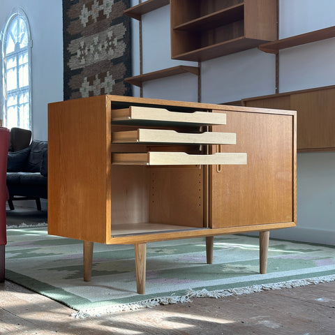 Poul Hundevad Compact Oak Sideboard