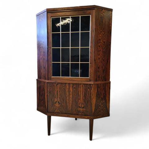 Rosewood Corner Cabinet