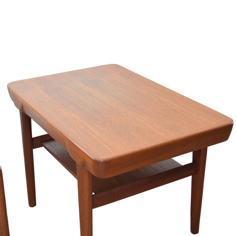 Teak Side Table Set