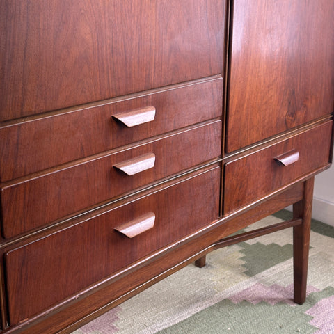 Walnut Highboard by Chase & Sorensen