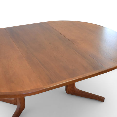 Vintage Teak Circular Dining Table