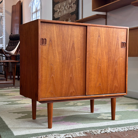 Compact Teak Sideboard