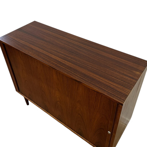 Rosewood Tambour Door File Cabinet