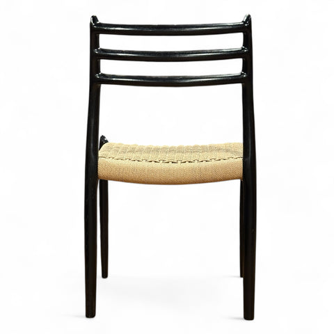 JL Møller Model 78 Dining Chair Set in Lacquered Oak