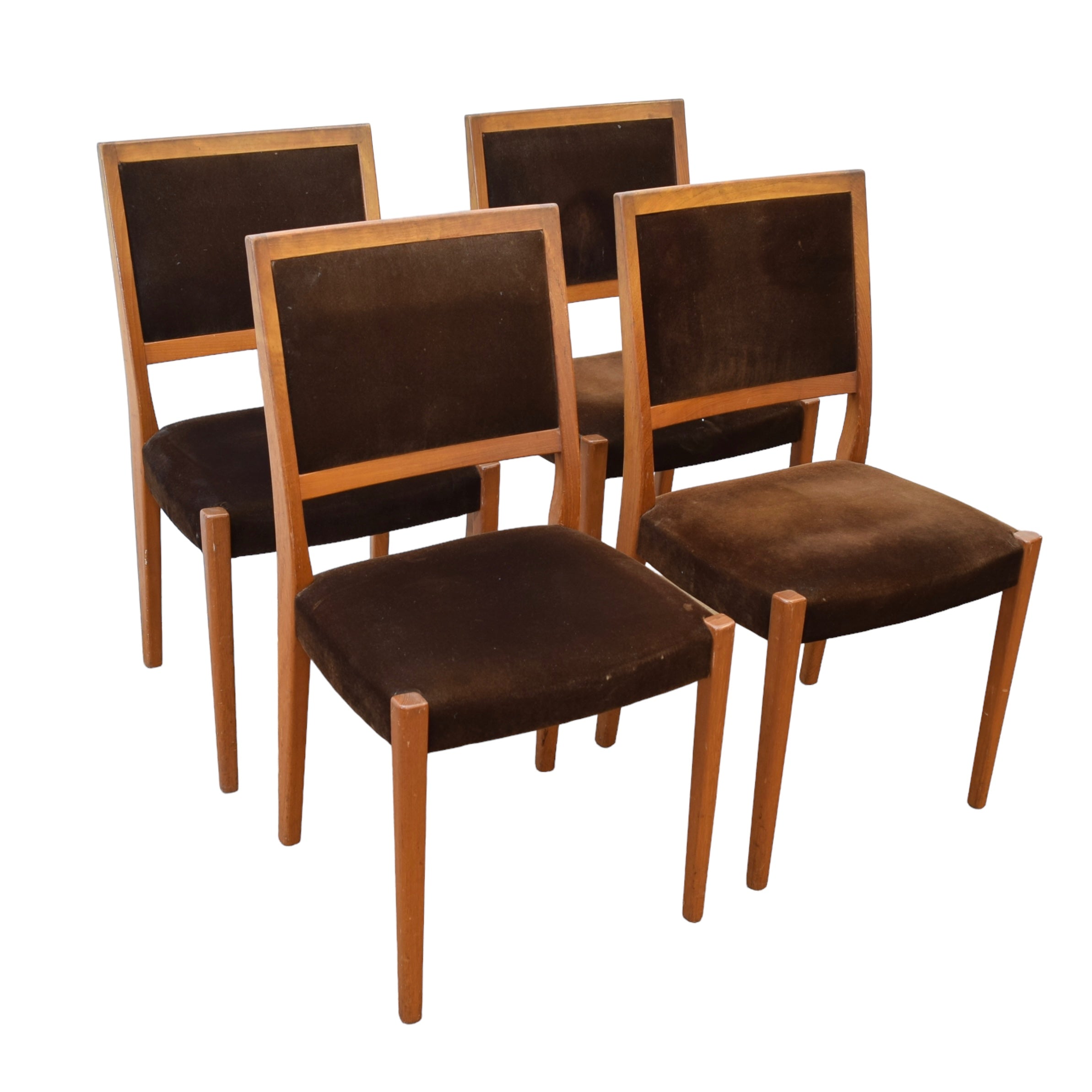 Vintage Teak Dining Chair Set by Svegard Markaryd