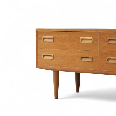 Low Oak 4-Drawer Storage by Poul Hundevad