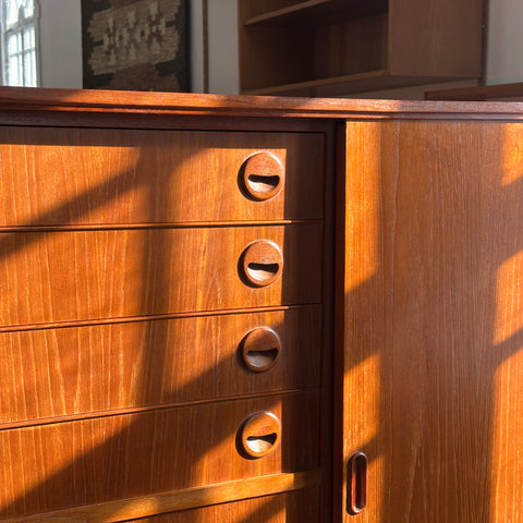 Teak Highboard