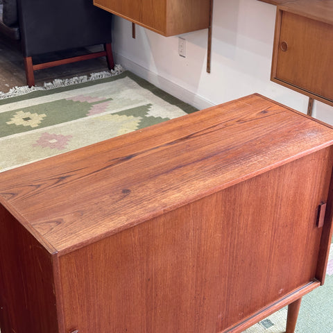 Compact Teak Sideboard