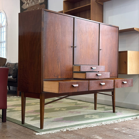 Walnut Highboard by Chase & Sorensen