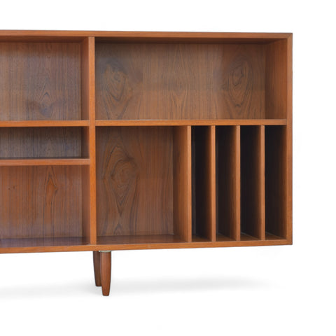 Vintage Danish Teak Bookcase by E. Jacobsen Skive