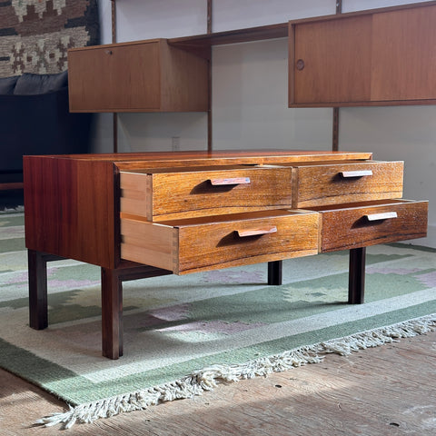 Small Rosewood 4-Drawer Unit by Kai Kristiansen