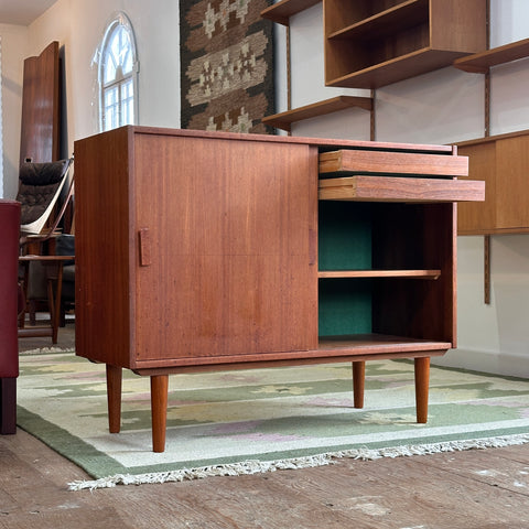 Compact Teak Sideboard