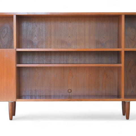 Vintage Danish Teak Bookcase by E. Jacobsen Skive