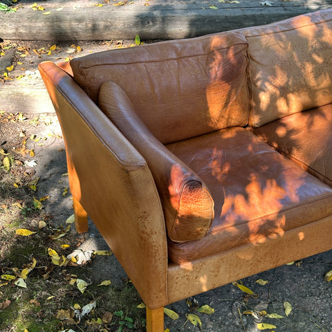 Vintage Leather 3-Seater Sofa by Stouby