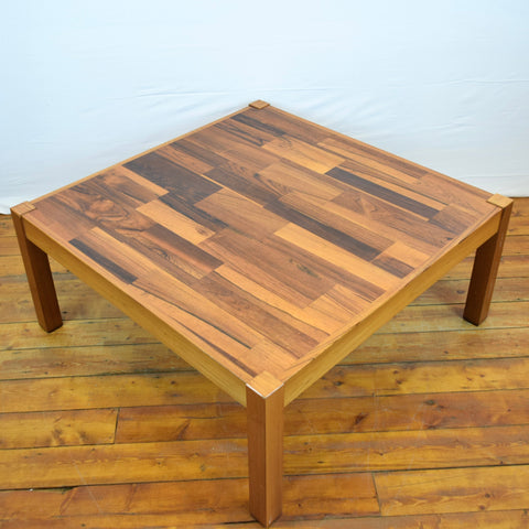 Square Rosewood Coffee Table