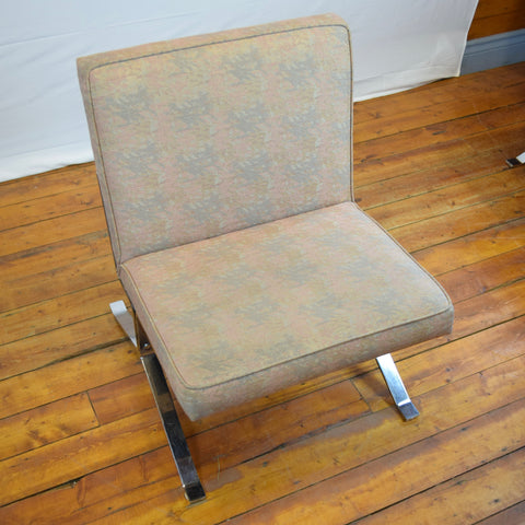 Armless Chrome Chair