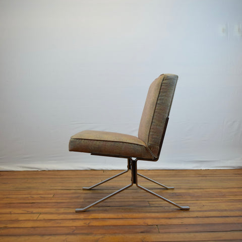 Armless Chrome Chair
