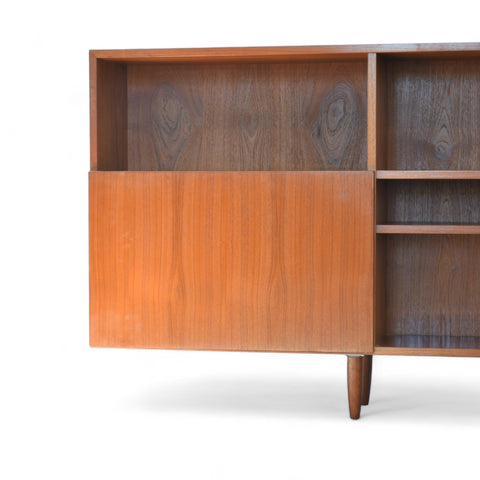 Vintage Danish Teak Bookcase by E. Jacobsen Skive