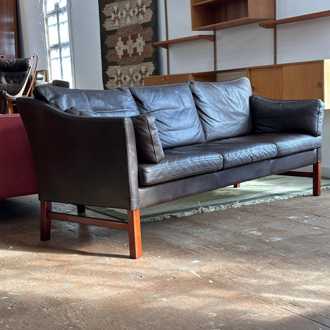 Leather 3-Seater Sofa by Georg Thams