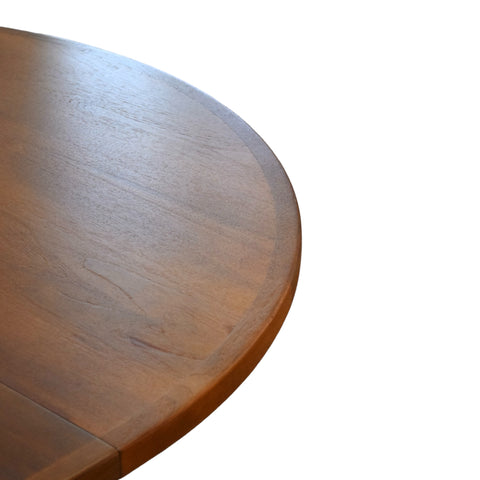 Vintage Teak Circular Dining Table