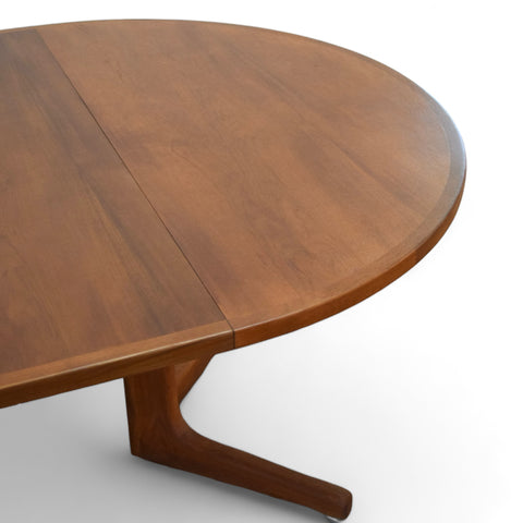 Vintage Teak Circular Dining Table